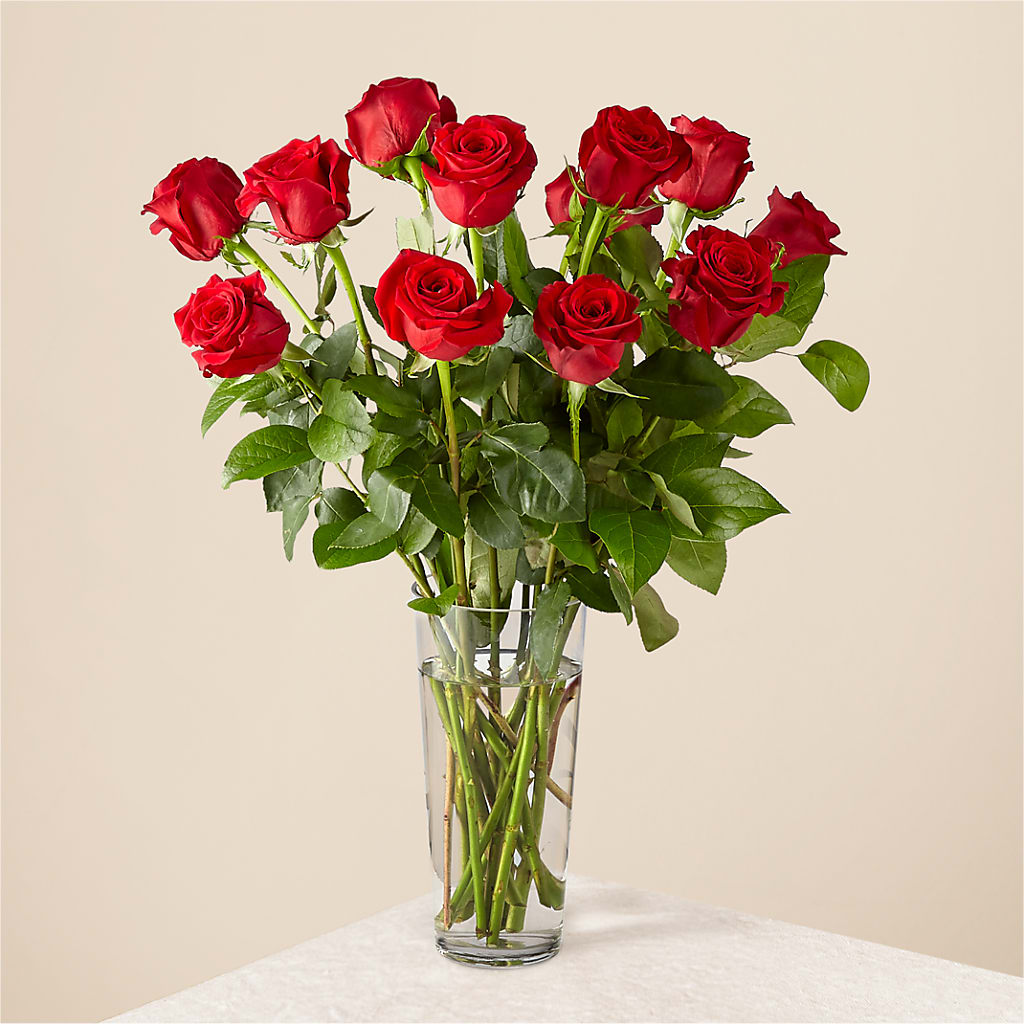 Long Stem Red Rose Bouquet – VICKIE'S FLOWERS, Cypress CA