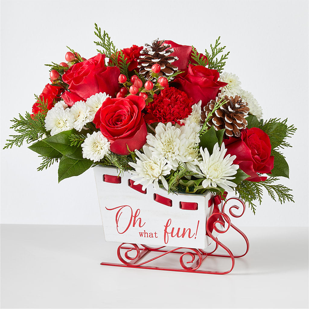 Sleigh Bells Bouquet – VICKIE'S FLOWERS, Cypress CA