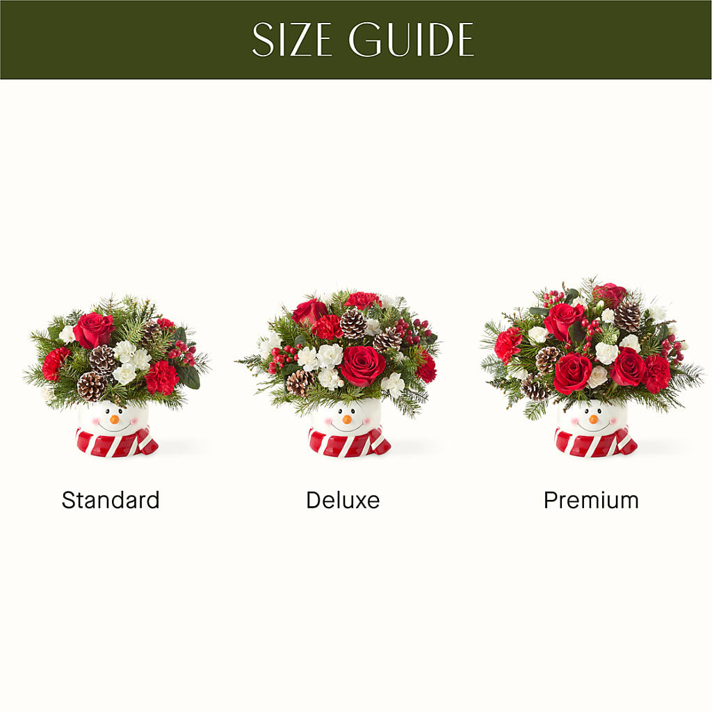 Jolly Snowman Bouquet – VICKIE'S FLOWERS, Cypress CA