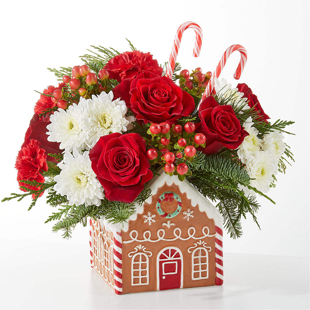 Gingerbread Bakery Bouquet – VICKIE'S FLOWERS, Cypress CA