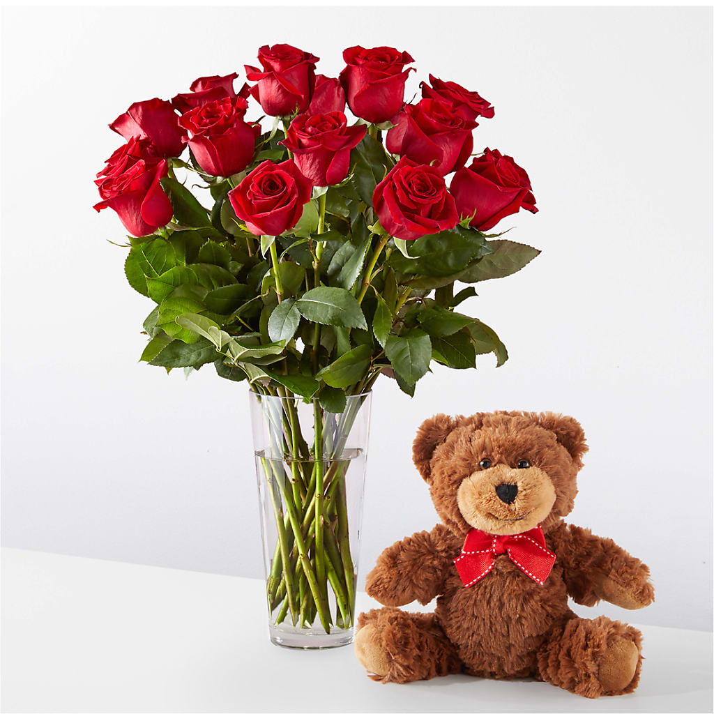 Romantic Long Stem Red Rose Bouquet Bundles – VICKIE'S FLOWERS, Cypress CA