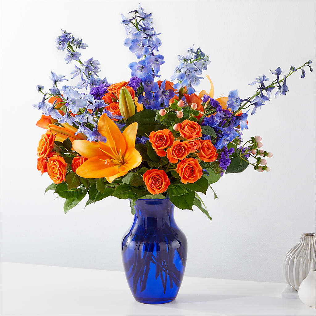 Radiant Citrus Bouquet – VICKIE'S FLOWERS, Cypress CA
