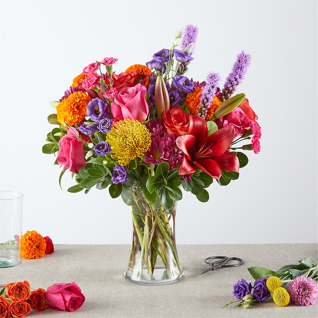 Feast of Color – A Florist Original – VICKIE'S FLOWERS, Cypress CA