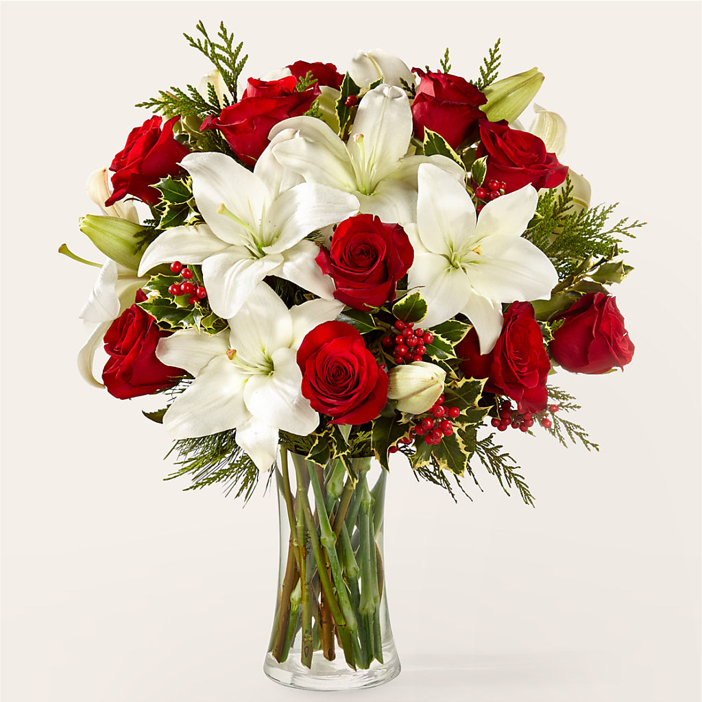 Sparkling Snowflakes Bouquet – VICKIE'S FLOWERS, Cypress CA