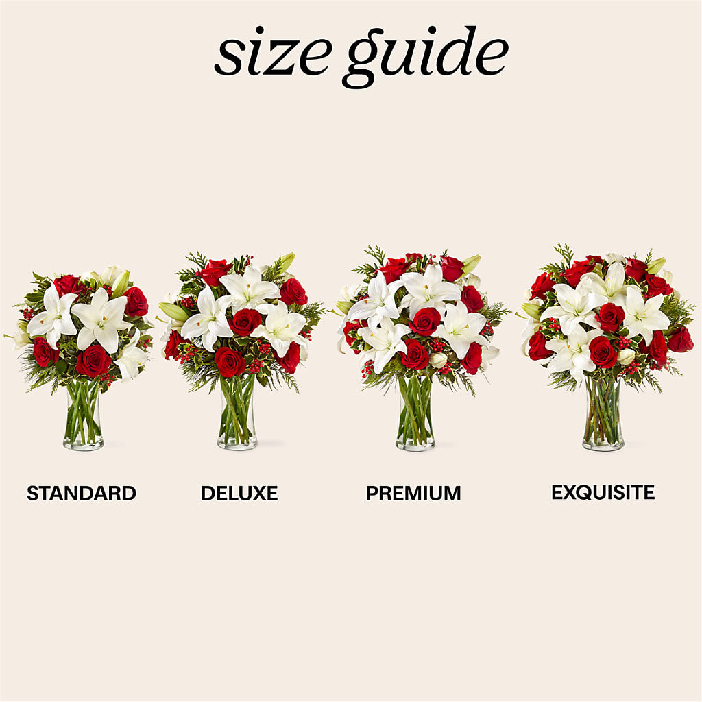 Sparkling Snowflakes Bouquet – VICKIE'S FLOWERS, Cypress CA