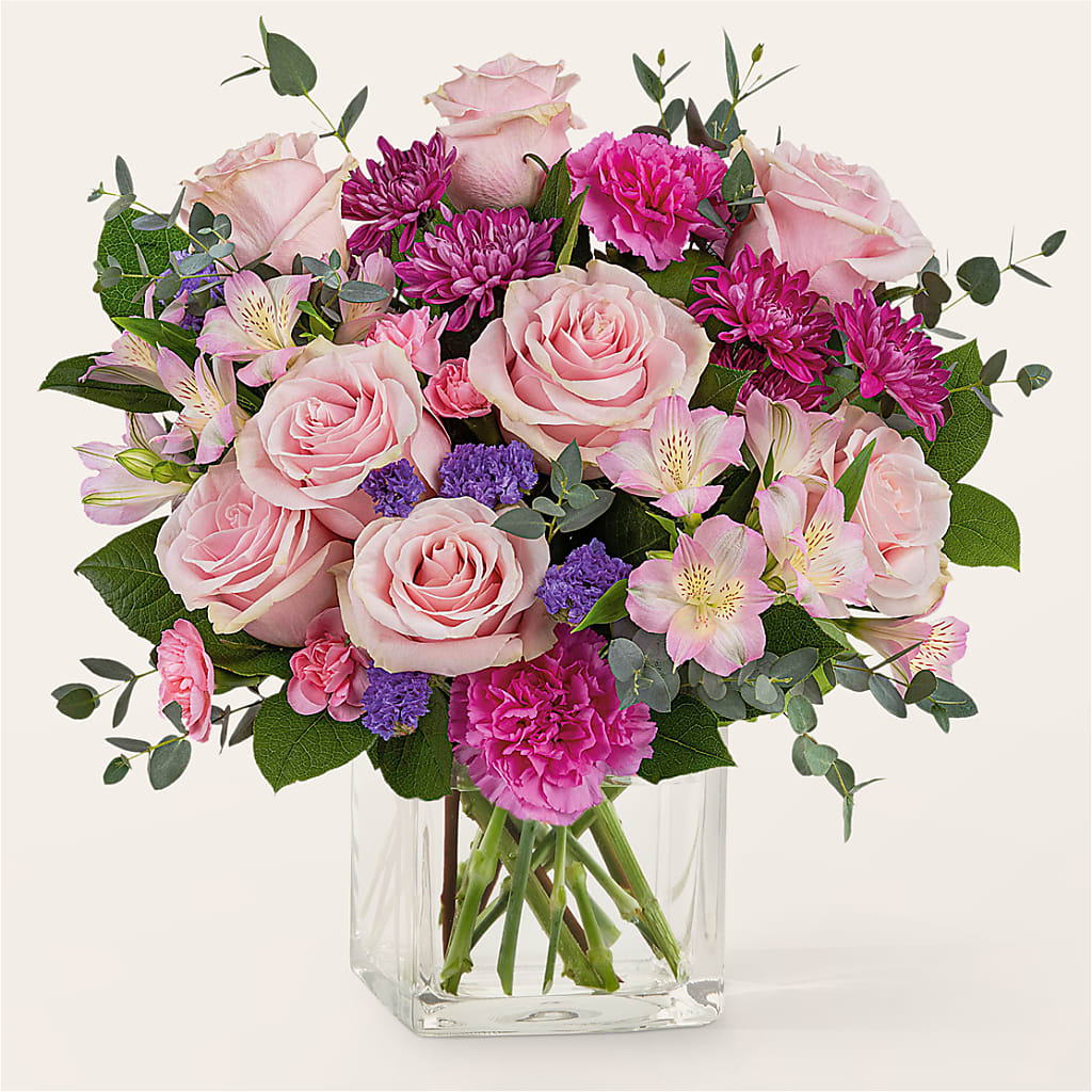 Rosy Radiance Bouquet – VICKIE'S FLOWERS, Cypress CA
