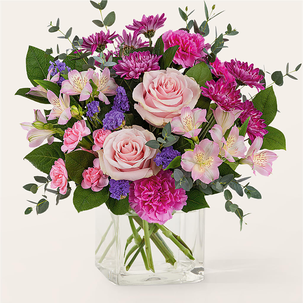 Rosy Radiance Bouquet – VICKIE'S FLOWERS, Cypress CA
