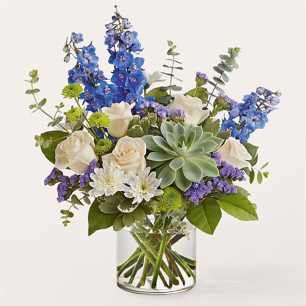 Cerulean Waves Bouquet – VICKIE'S FLOWERS, Cypress CA