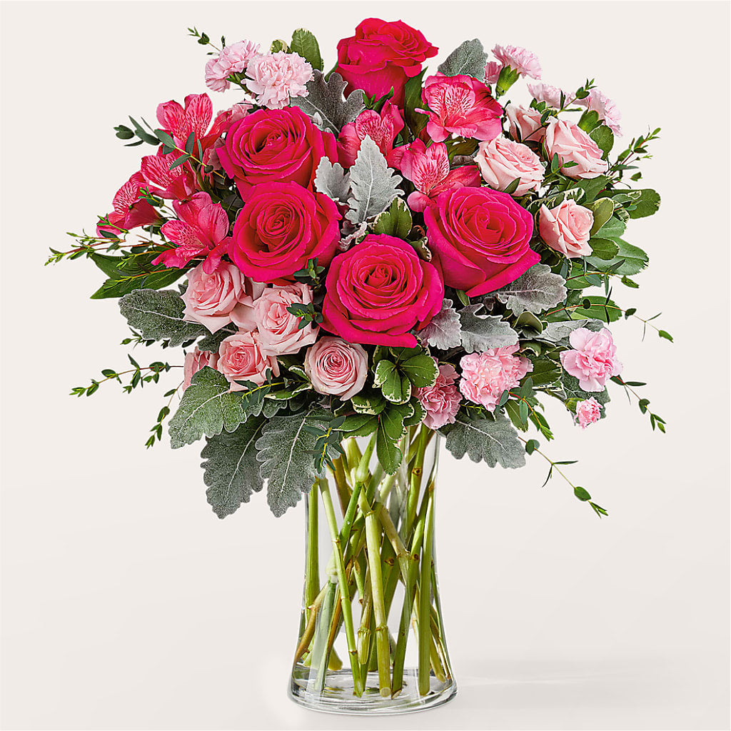 Tickled Pink Bouquet – VICKIE'S FLOWERS, Cypress CA