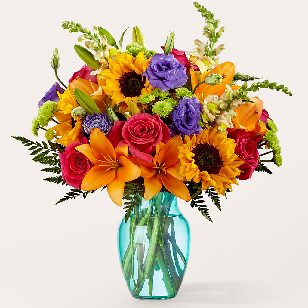Double Rainbow Bouquet – VICKIE'S FLOWERS, Cypress CA