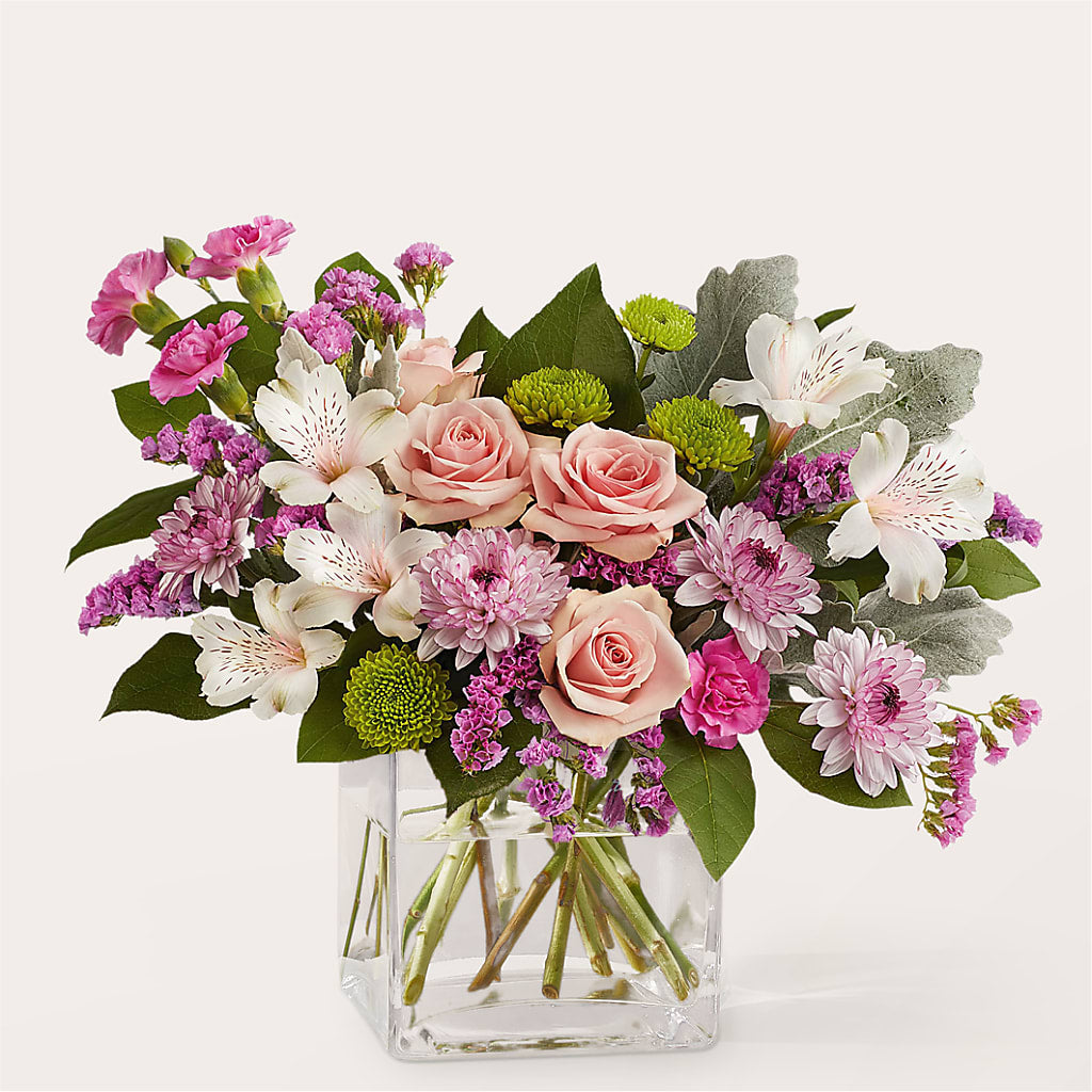 Pink Suede Bouquet – VICKIE'S FLOWERS, Cypress CA