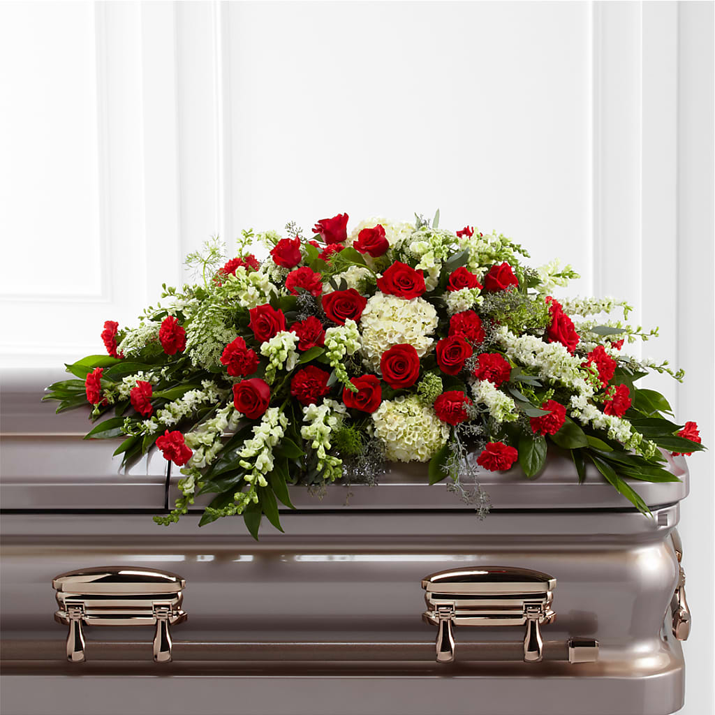Sincerity Casket Spray – VICKIE'S FLOWERS, Cypress CA