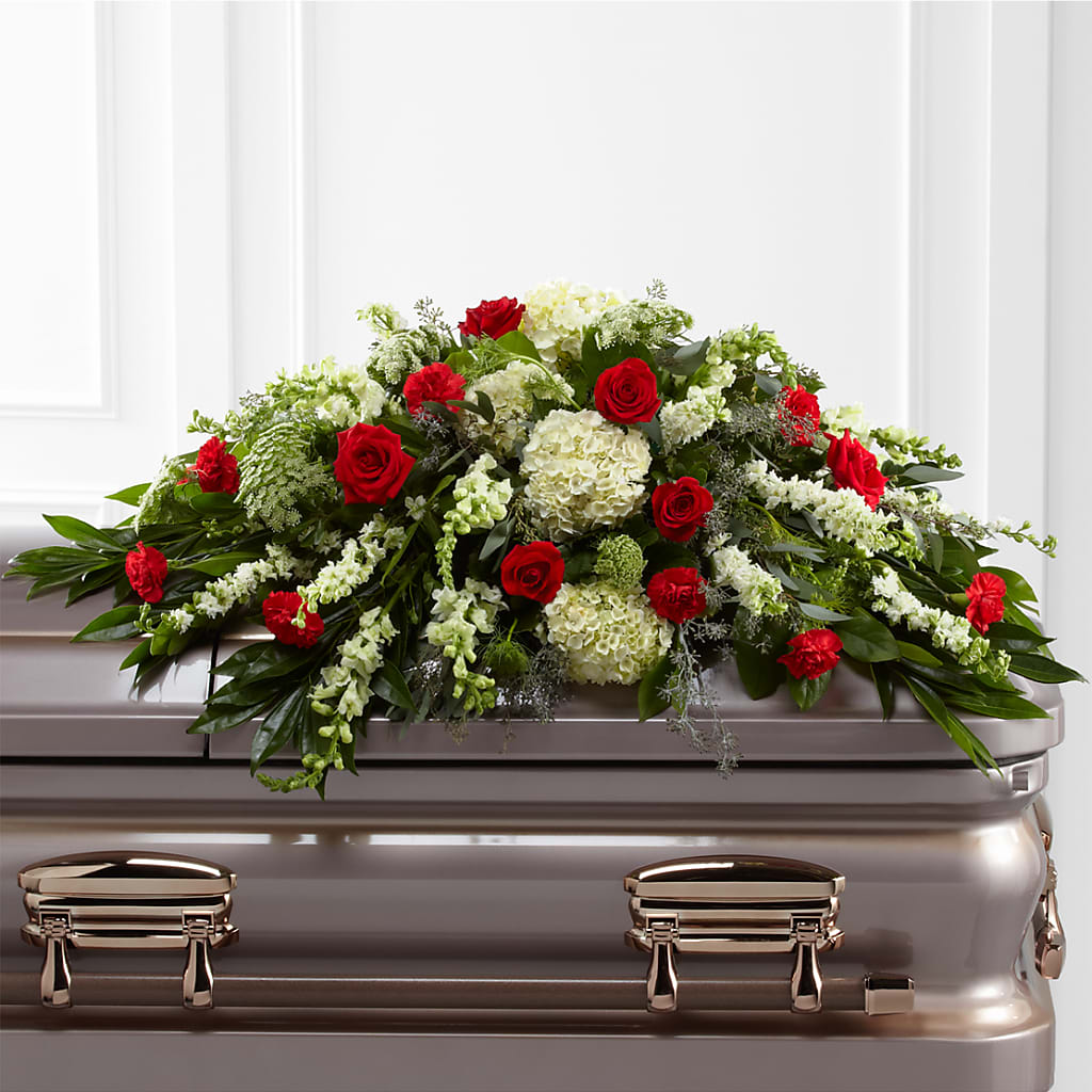 Sincerity Casket Spray – VICKIE'S FLOWERS, Cypress CA