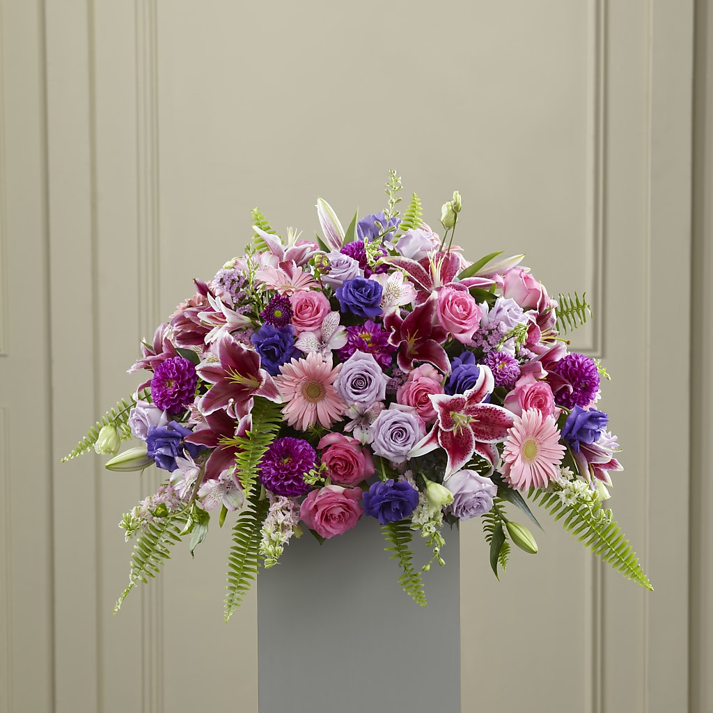 Fare Thee Well Pedestal – VICKIE'S FLOWERS, Cypress CA