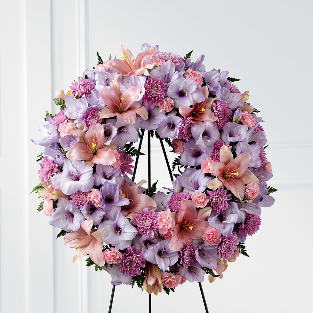 Beloved Friend Wreath – VICKIE'S FLOWERS, Cypress CA