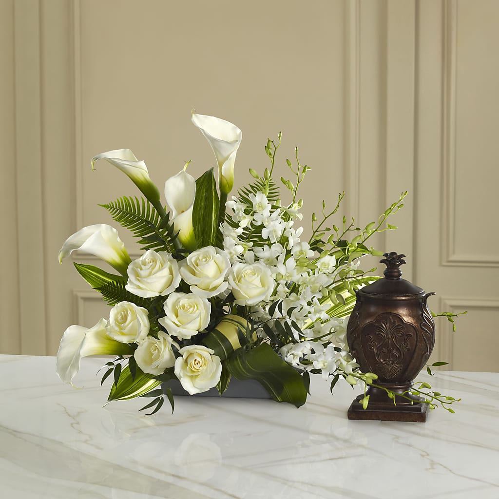 At Peace Arrangement – VICKIE'S FLOWERS, Cypress CA
