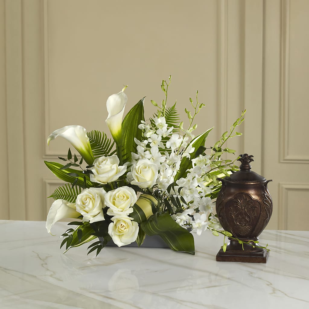 At Peace Arrangement – VICKIE'S FLOWERS, Cypress CA