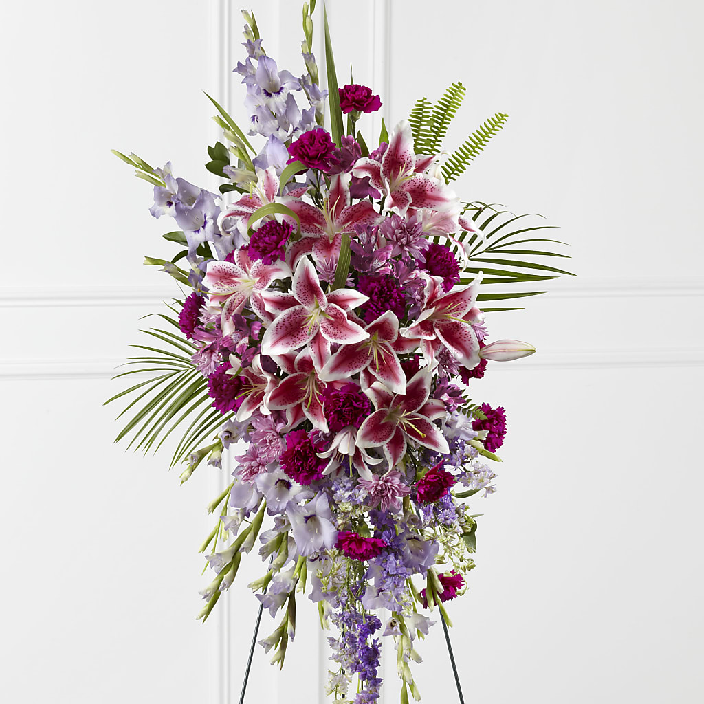 Tender Touch Standing Spray – VICKIE'S FLOWERS, Cypress CA