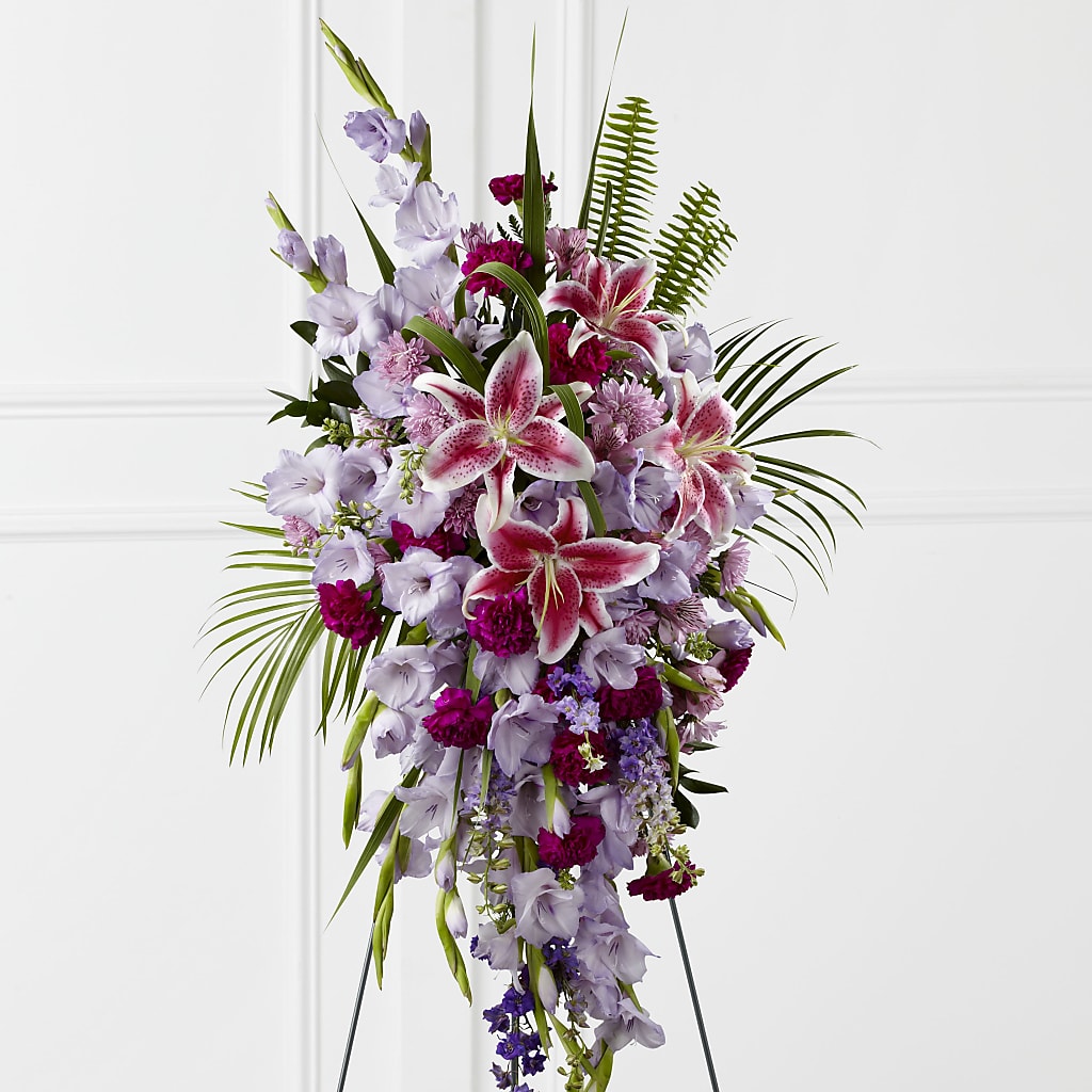 Tender Touch Standing Spray – VICKIE'S FLOWERS, Cypress CA