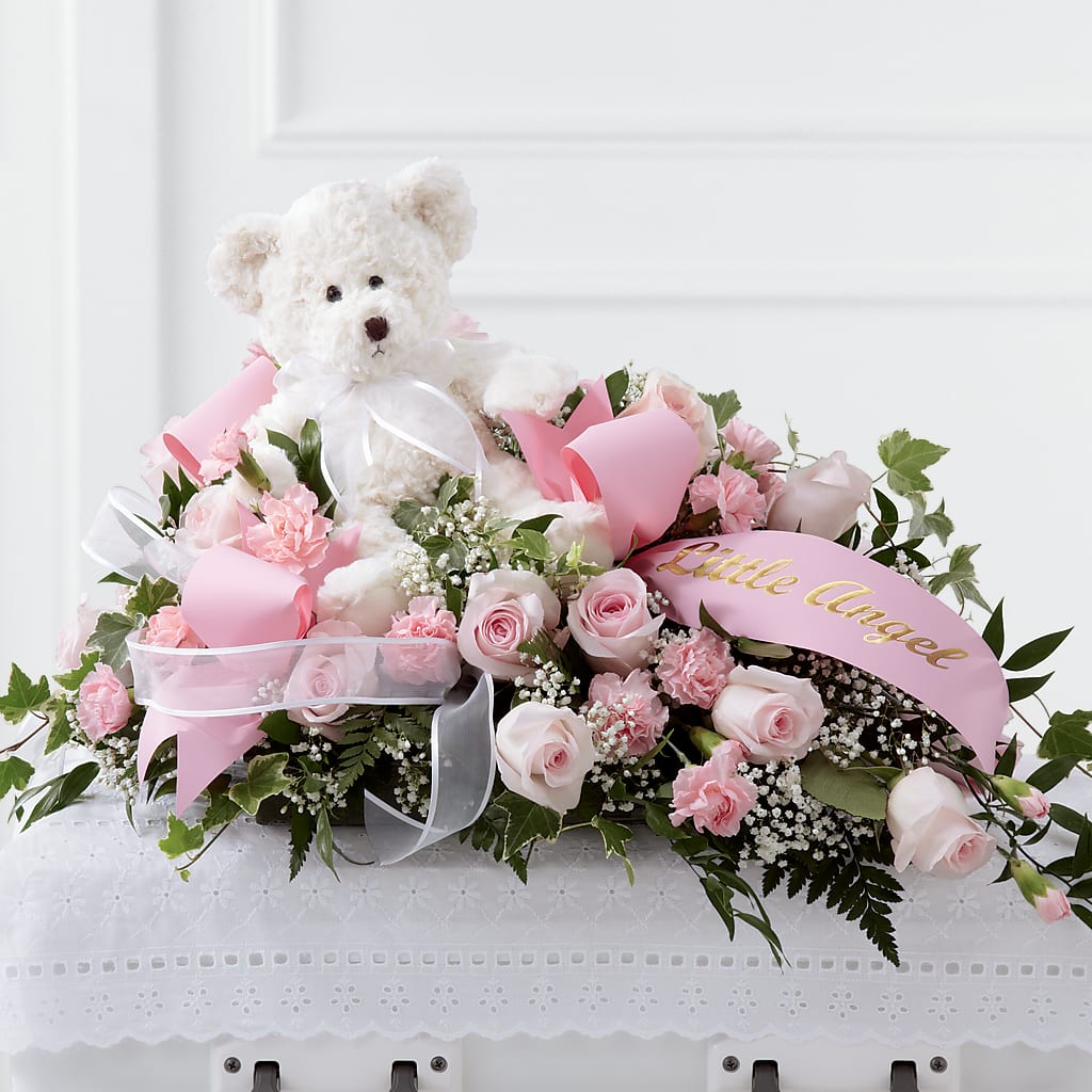 Touch of Sympathy Casket Spray – VICKIE'S FLOWERS, Cypress CA