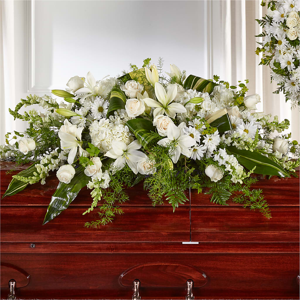 Abundance Casket Spray – VICKIE'S FLOWERS, Cypress CA