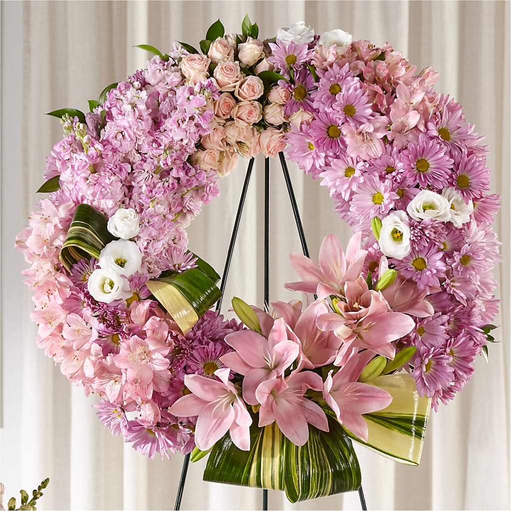 Gift of Warmth Wreath – VICKIE'S FLOWERS, Cypress CA