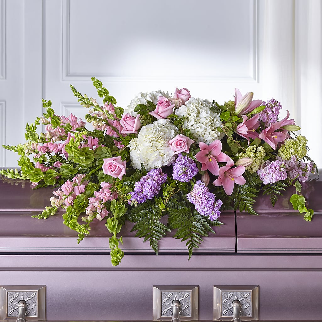 Life's Gratitude Casket Spray – VICKIE'S FLOWERS, Cypress CA