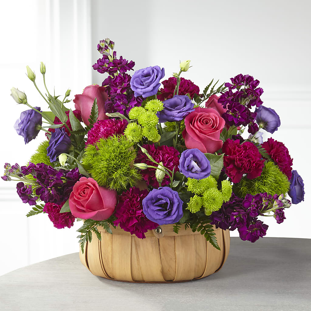Serene Sanctuary Basket – VICKIE'S FLOWERS, Cypress CA