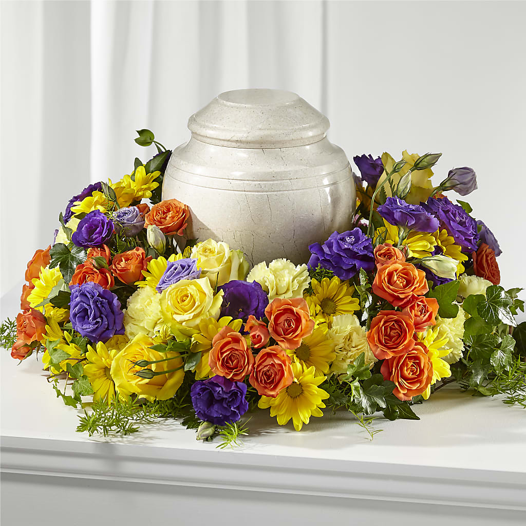 Blossoms of Remembrance Cremation Adornment – VICKIE'S FLOWERS, Cypress CA