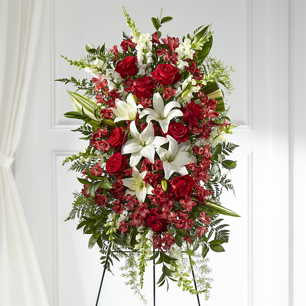 Everlasting Memory Standing Spray – VICKIE'S FLOWERS, Cypress CA