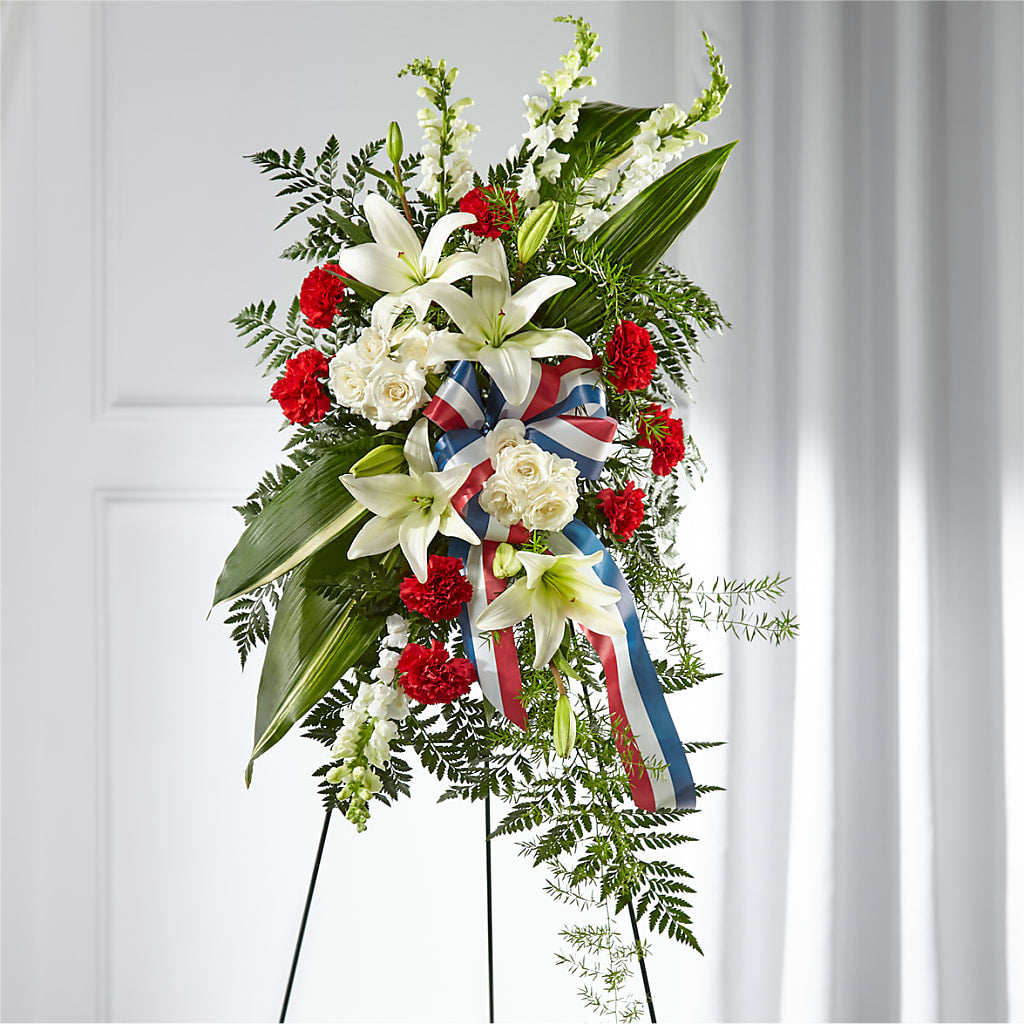 Stars of Life Standing Spray – VICKIE'S FLOWERS, Cypress CA