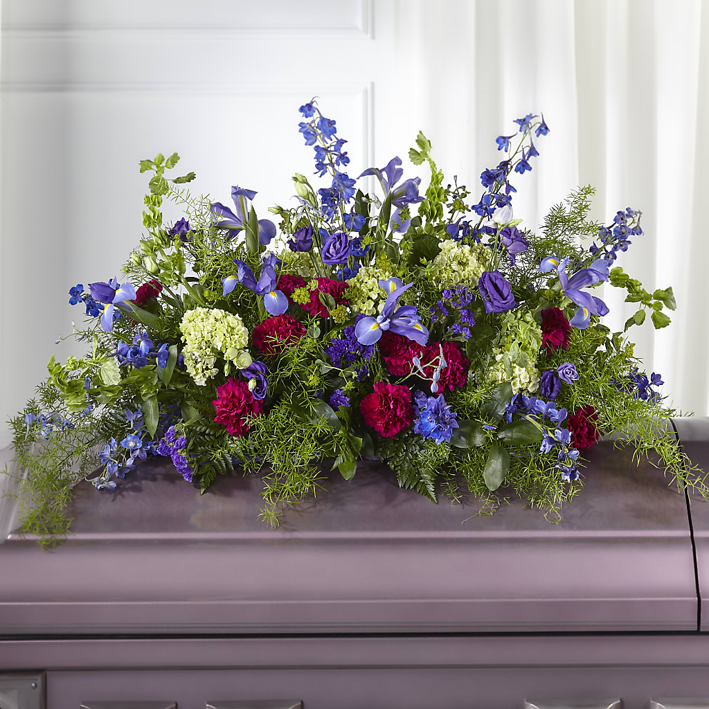 Always Treasured Casket Spray – VICKIE'S FLOWERS, Cypress CA