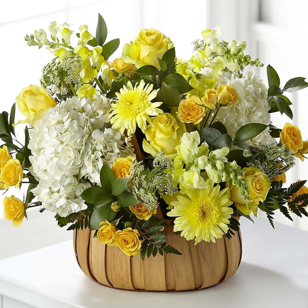 Rustic Remembrance Basket – VICKIE'S FLOWERS, Cypress CA