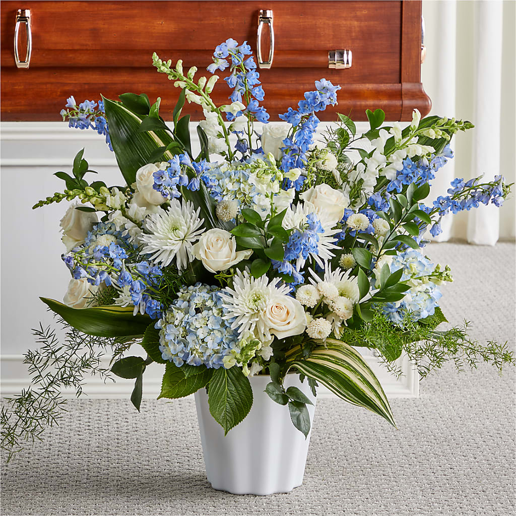 Everlasting Memories Floor Basket – VICKIE'S FLOWERS, Cypress CA