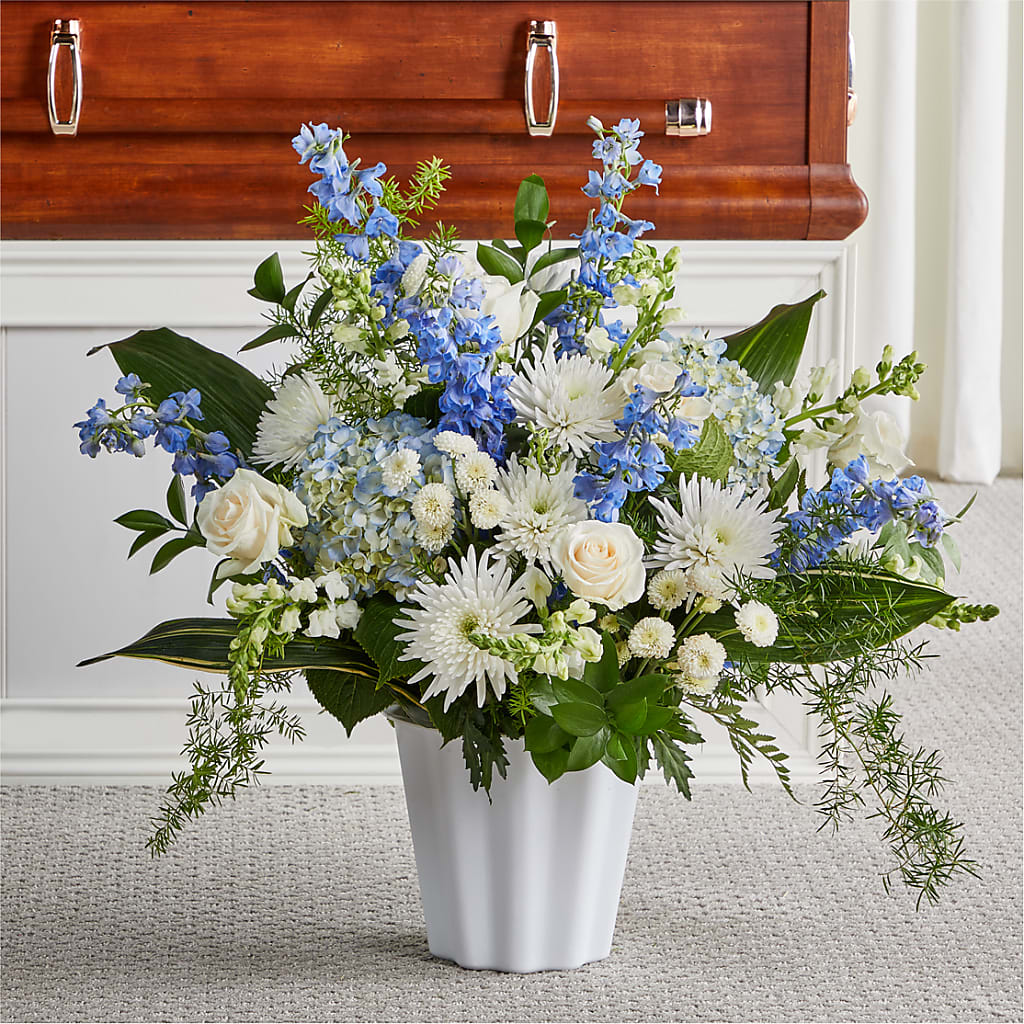 Everlasting Memories Floor Basket – VICKIE'S FLOWERS, Cypress CA