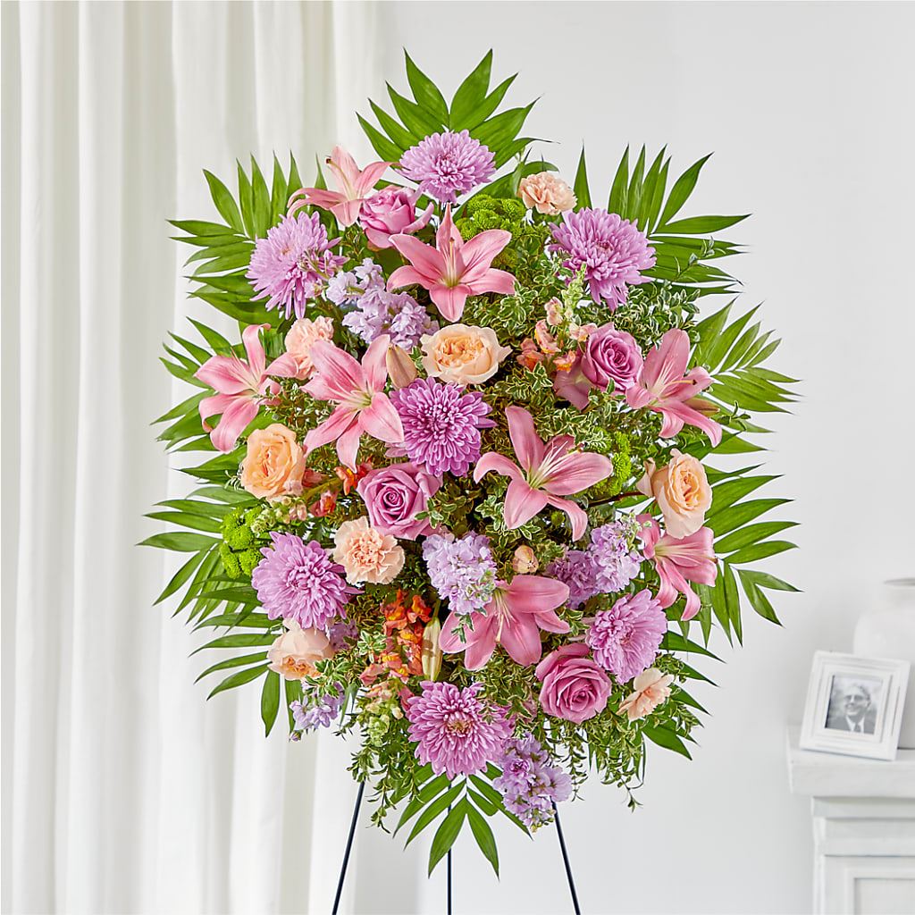 Love & Light Standing Spray – VICKIE'S FLOWERS, Cypress CA