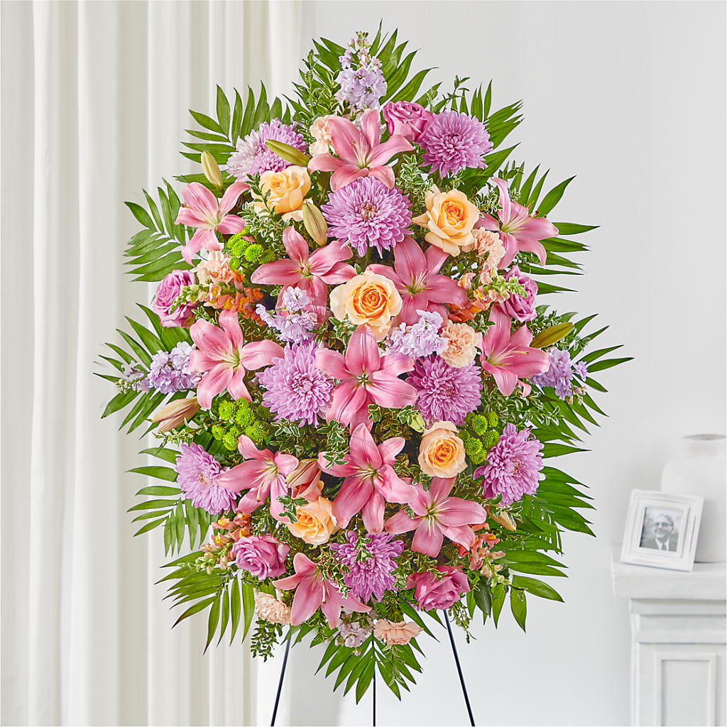 Love & Light Standing Spray – VICKIE'S FLOWERS, Cypress CA