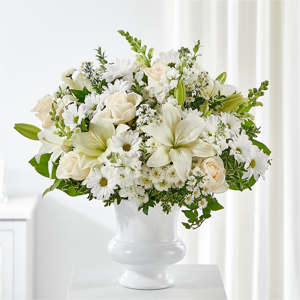 Uplifting Urn Arrangement – VICKIE'S FLOWERS, Cypress CA