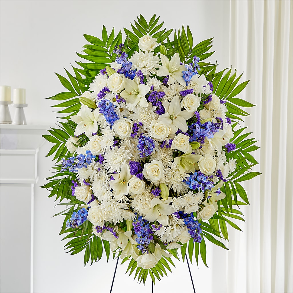 At Rest Standing Spray – VICKIE'S FLOWERS, Cypress CA
