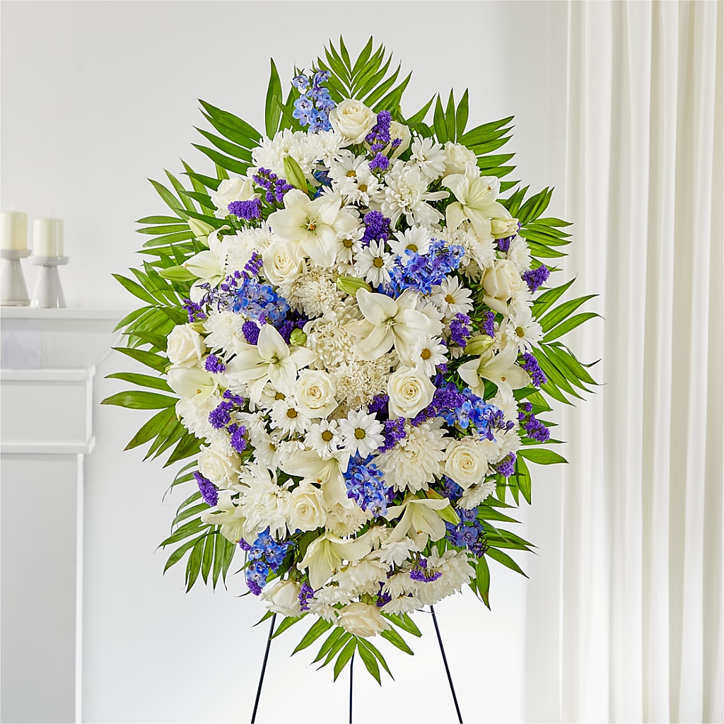 At Rest Standing Spray – VICKIE'S FLOWERS, Cypress CA