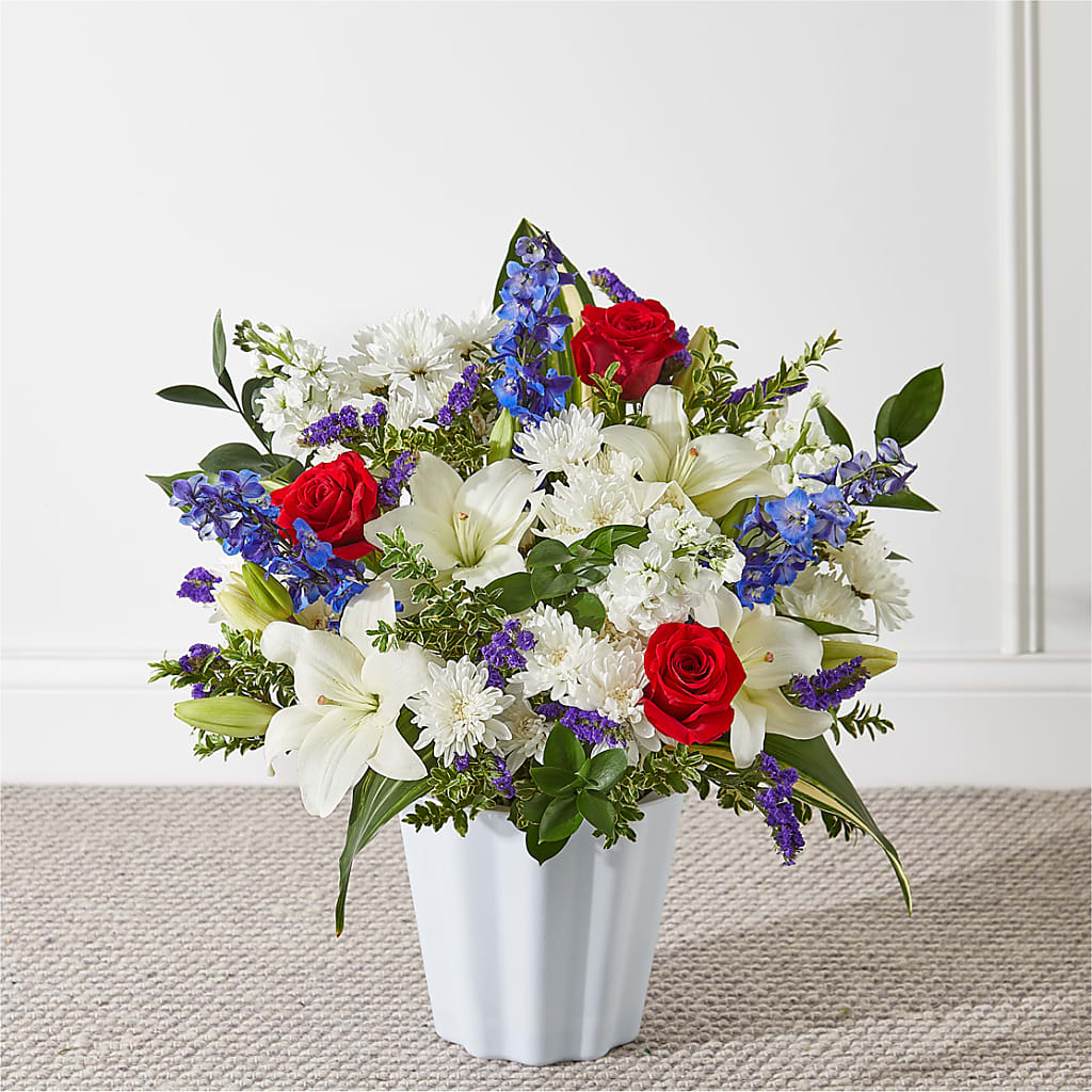 Consoled Floor Basket – VICKIE'S FLOWERS, Cypress CA