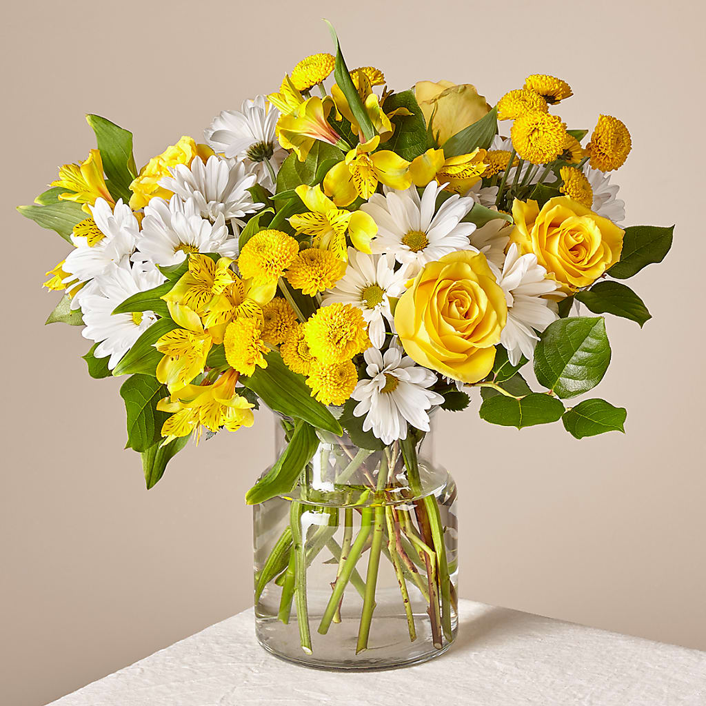 Sunny Sentiments Bouquet – VICKIE'S FLOWERS, Cypress CA