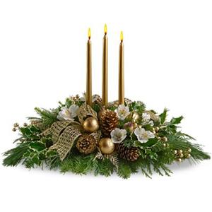 Royal Christmas Centerpiece – VICKIE'S FLOWERS, Cypress CA