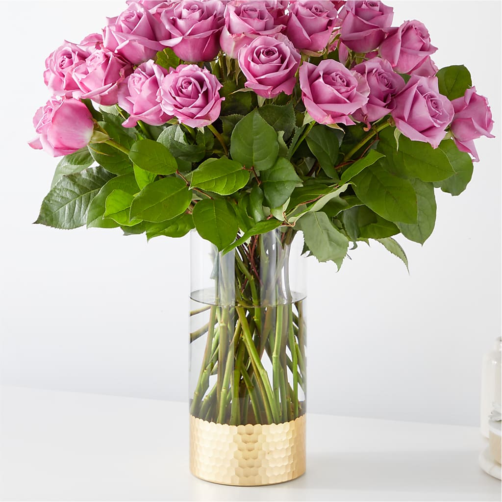 Secret Admirer Lavender Rose Bouquet – VICKIE'S FLOWERS, Cypress CA