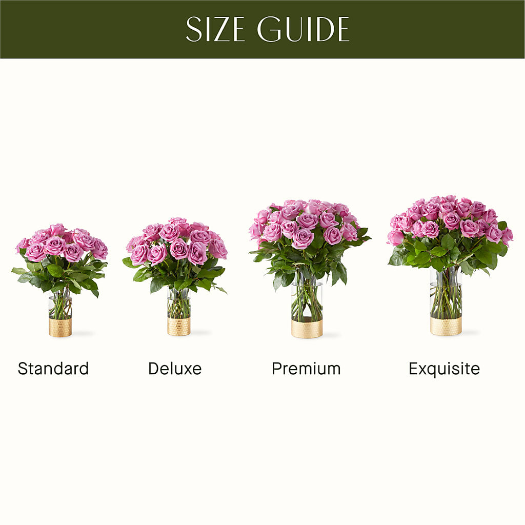 Secret Admirer Lavender Rose Bouquet – VICKIE'S FLOWERS, Cypress CA