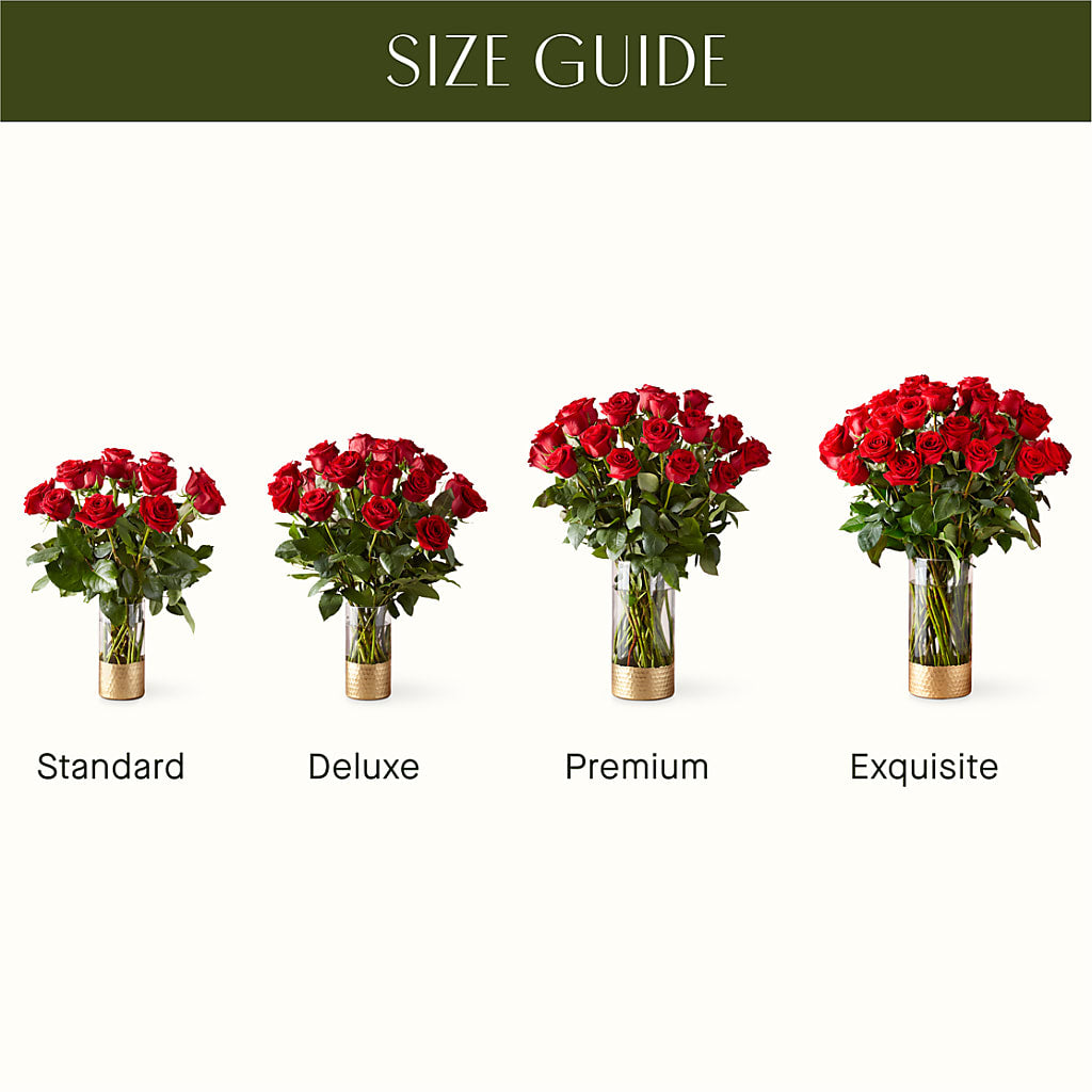 Classic Love Red Rose Bouquet – VICKIE'S FLOWERS, Cypress CA