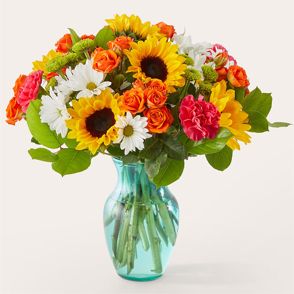 Sun-drenched Blooms Bouquet – VICKIE'S FLOWERS, Cypress CA