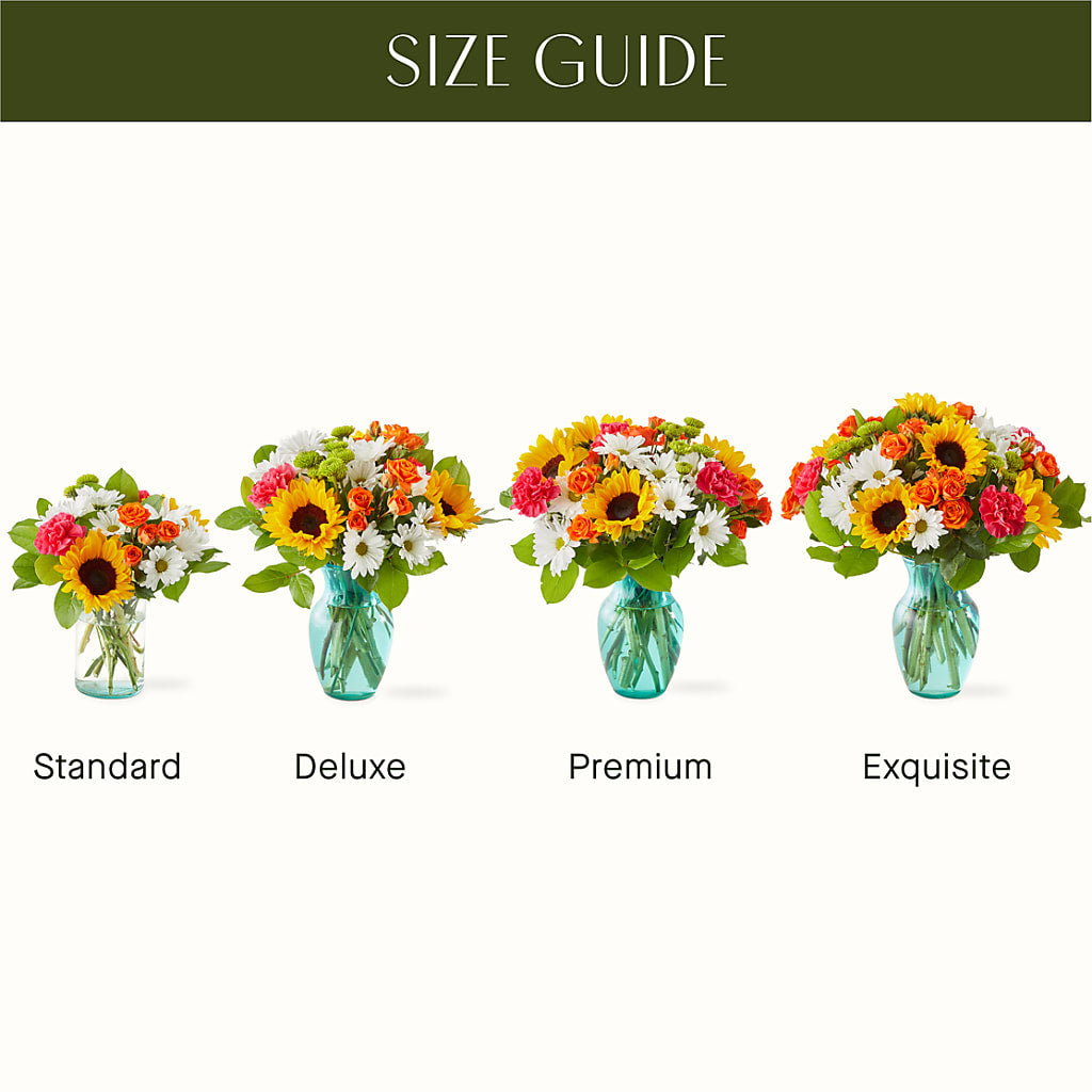Sun-drenched Blooms Bouquet – VICKIE'S FLOWERS, Cypress CA