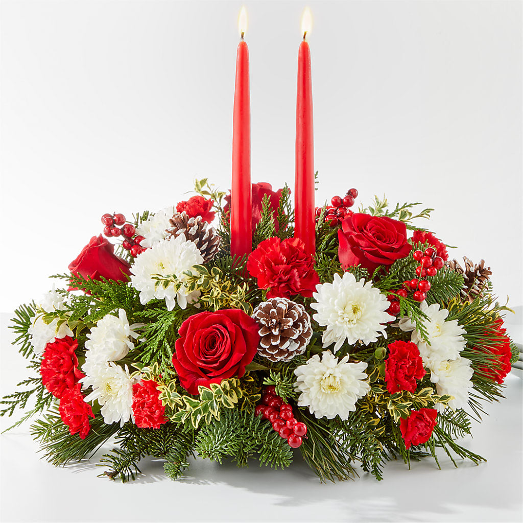 Holiday Soiree Centerpiece – VICKIE'S FLOWERS, Cypress CA