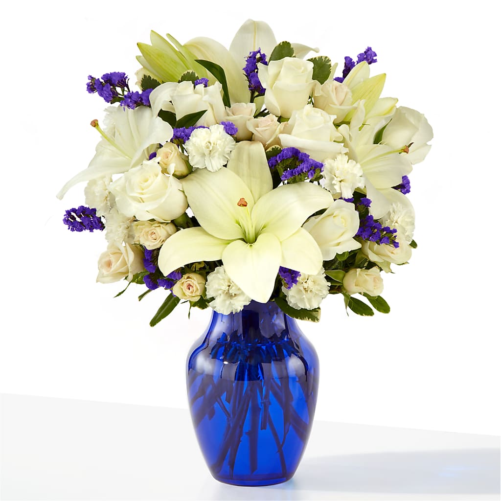 Sapphire Rush Bouquet – VICKIE'S FLOWERS, Cypress CA